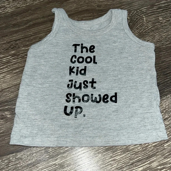❗️ The cool kid just showed up 12 Month tank top ❗️ - Picture 1 of 2